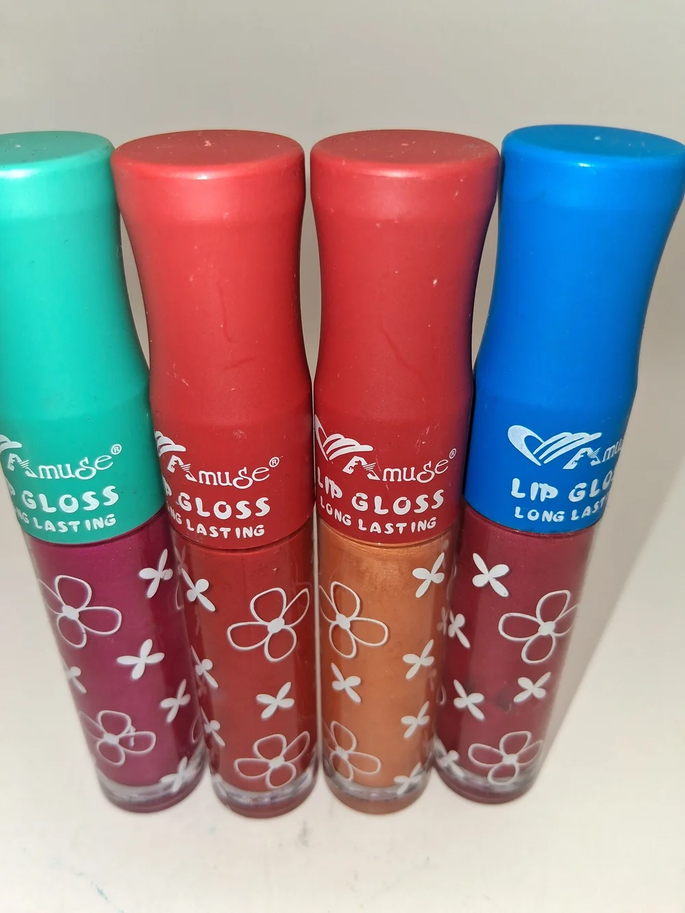 Muse Lip Gloss Set - Pink, Red, Orange, Berry